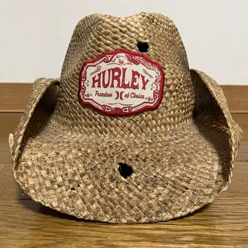 할리 Hurley 카우보이 햇 텐갤런 햇 스트로 데미지 가공