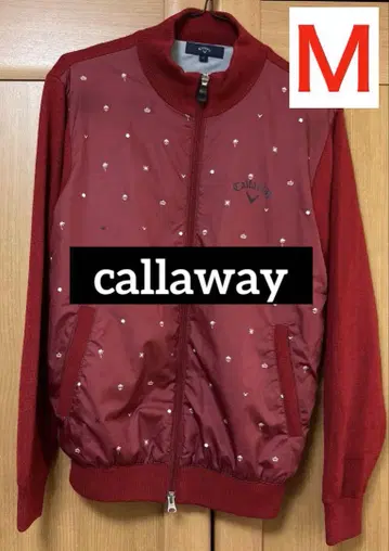 callaway 캘러웨이 니트 아우터 레드 남성용 M 사이즈