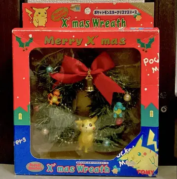 [레어] 포켓몬 X'masWreath TOMY 초대 포켓몬 초대 피카츄