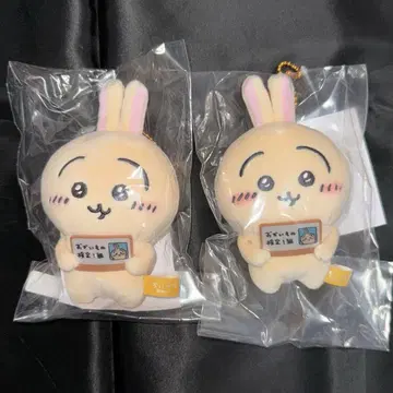 토끼 쇼핑 검정 1급 마스코트 치이카와 (먼작귀) 2개 세트