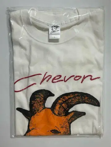 Chevon 티셔츠 L 화이트