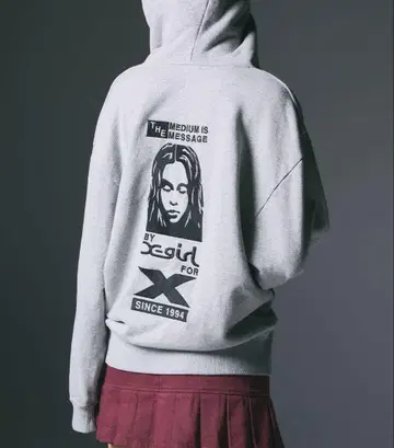 BY X-GIRL FOR X ZIP UP SWEAT HOODIE