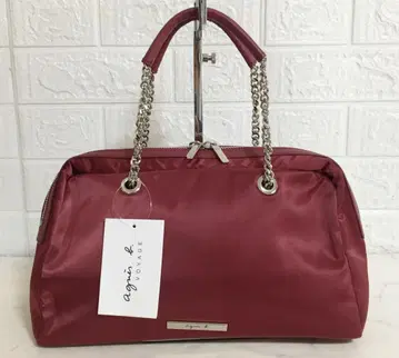 no37788 에네스베 가죽 나일론 토트 미니 보스턴 백