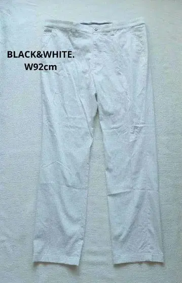 BLACK&WHITE 남성용 골프 팬츠 의류 W92cm