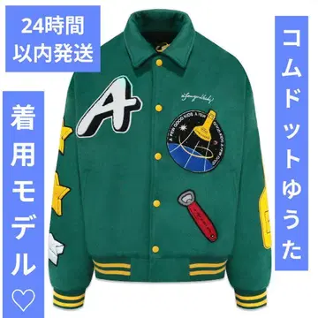 A few good kids 바시티 자켓 코무돗토 유우타 착용 모델