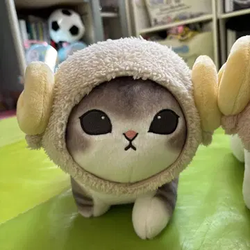 택 포함 새상품 모프 샌드 봉제 인형 양