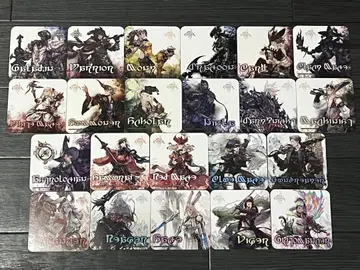 에오르제아 카페 코스터 75매 세트 FF14 FFXIV 에오카페