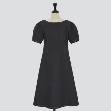 폭시 뉴욕 데님 원피스