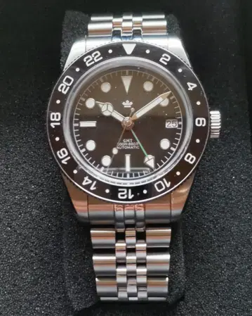 [조정NH34] Watch & Style Black bezel GMT