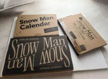 Snow Man 공식 달력 2022-2026 3권 세트