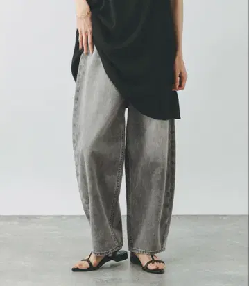 글로벌 워크 GOOD 데님 커브 팬츠 새상품급