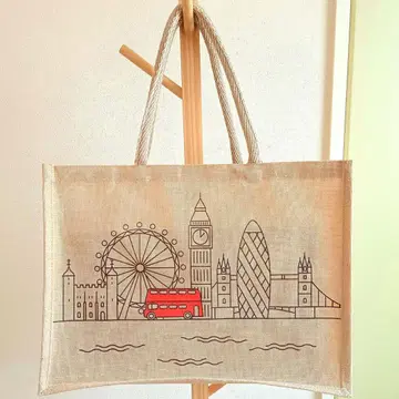 영국 TK Maxx 쥬코 에코백 런던 아이콘