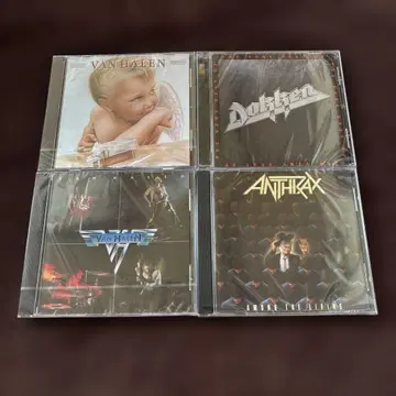VAN HALEN DOKKEN ANTHRAX 수입반 미개봉품 CD 4세트