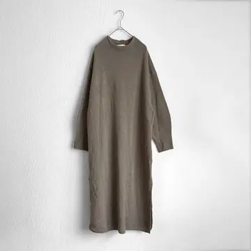 프르미에 아롱디스망 울 니트 원피스 모카, 그레이, 그레이지