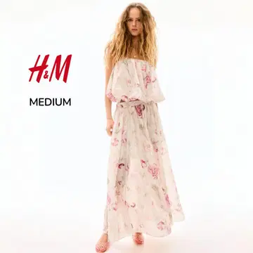 2025 H&M 볼륨 맥시 스커트 M