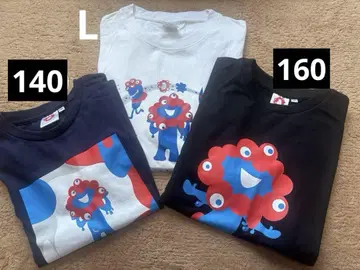 캐릭터 그래픽 티셔츠 3매 세트