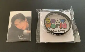메구로 렌 Snow World 공식 굿즈 러버 밴드 살짝 보이는 카드