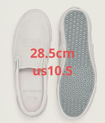NEIGHBORHOOD VANS 슬립온 화이트 28.5cm