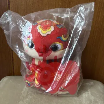 빨간 뱀 봉제 인형 십이지 행운의 물건 1