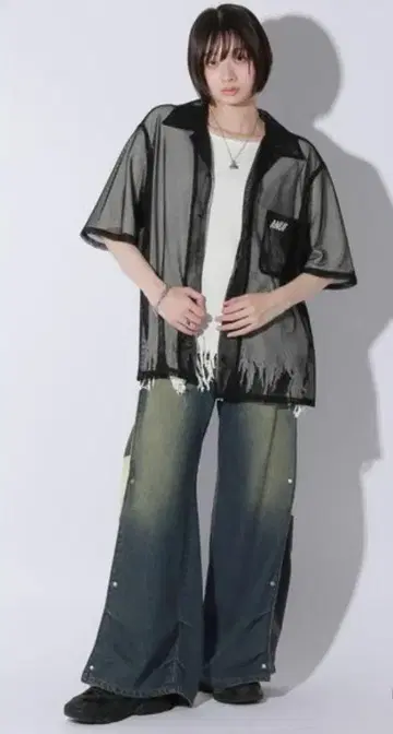 PAGEBOY 사이드 어저스트 데님