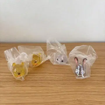 디즈니 패션 반지 로얄 클리어 푸 베이맥스 주디