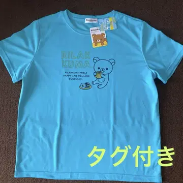 리락쿠마 RILAKKUMA T셔츠 반팔 스카이블루
