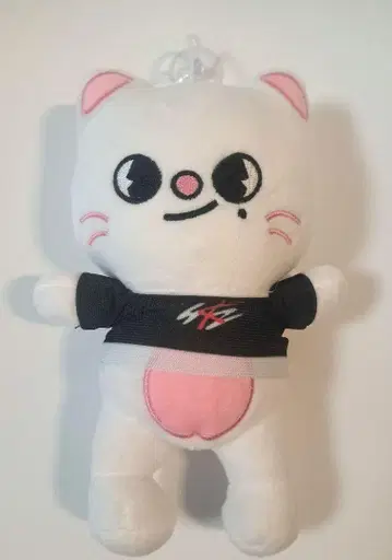 K-POP 하얀 고양이 봉제인형 약 23cm