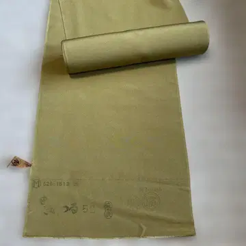 옷감 순수 실크 무지 모스그린