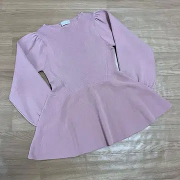 1회 착용 온워드 Feroux 여성용 긴팔 페플럼 플레어 리브