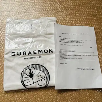 호시노 겐 x 도라에몽 콜라보 T셔츠