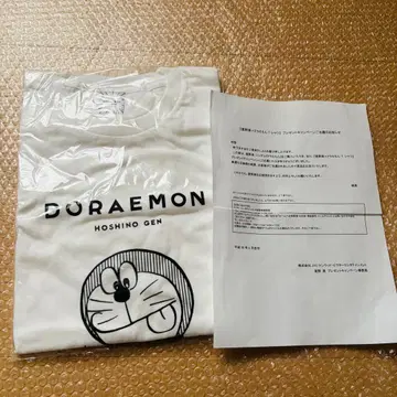 호시노 겐 x 도라에몽 콜라보 T셔츠