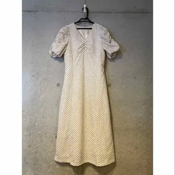 에멜리파인즈 도트 무늬 롱 원피스