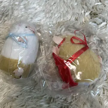 쥐 봉제 인형 & 옷 컬렉션 2 가챠 2점