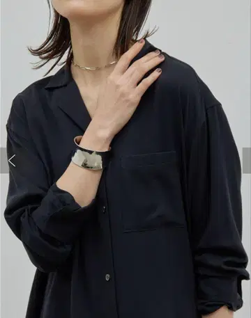 개럴개런트 뉴앙스 와이드 뱅글 실버