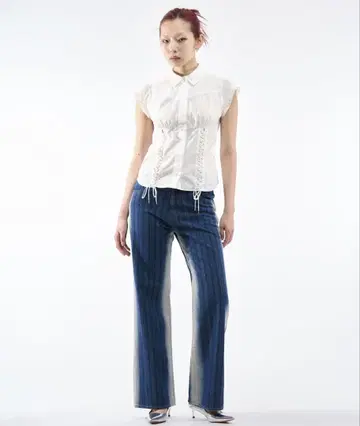 Oriens JOURNAL STANDARD 스트라이프 데님