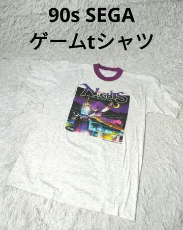 새상품급 SEGA 게임 티셔츠 90s SONIC NIGHTS 티셔츠 F