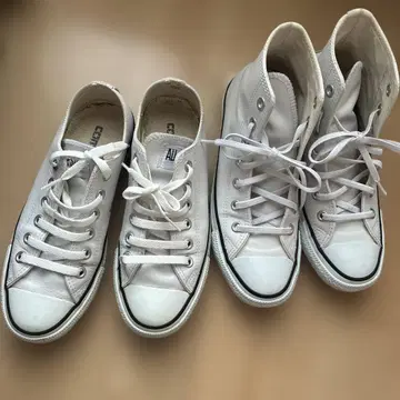 컨버스 하이컷 가죽, 로우컷 가죽 24cm