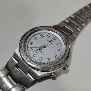 CASIO WVQ-100H 웨이브 셉터 전파 손목시계 실버
