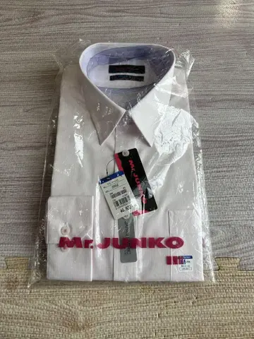 미사용 Mr.JUNKO 와이셔츠 M 사이즈 핑크 계열