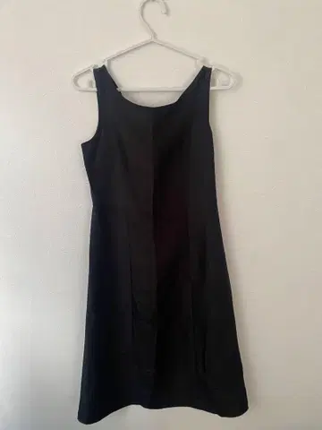 laura ashley 블랙 슬리브리스 원피스 실크 7