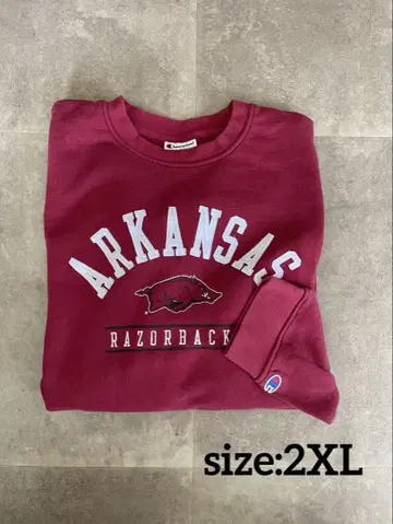 Champion 보르도 맨투맨 버건디 챔피온 2XL