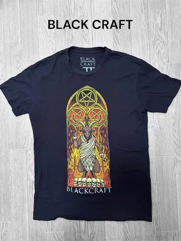 레어 단 한 점 BLACKCRAFT 티셔츠 M 악마