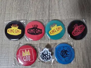 KING GNU 배지 7개 세트