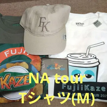 FujiiKaze NA tour T셔츠 캡 택 세트