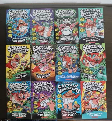 Captain Underpants 컬렉션 12권 세트