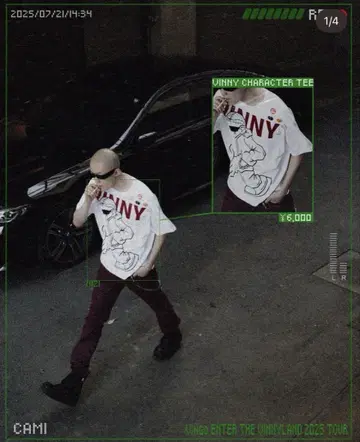 VINGO ENTER THE VINNYLAND TOUR 2025 티셔츠