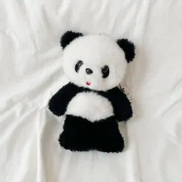 레트로 팬더 봉제 인형