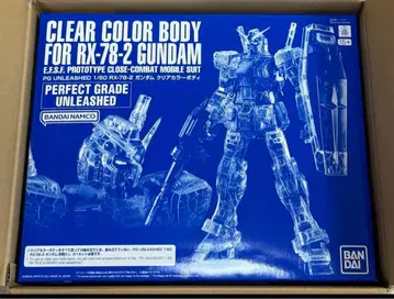 PG UNLEASHED 1/60 RX-78-2 건담 클리어 컬러 바디