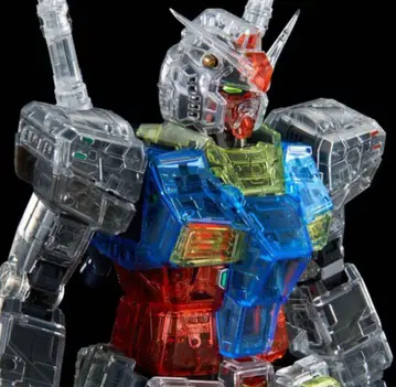 PG UNLEASHED 1/60 RX-78-2 건담 클리어 컬러 바디