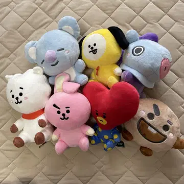 BT21 봉제 인형 BTS 제일복권 세트